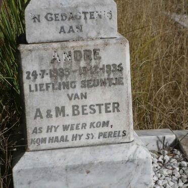 BESTER Andre 1933-1935