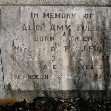 FULSS Alice Amy nee O'BRIEN -1944