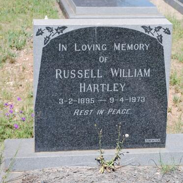HARTLEY Russell William 1895-1973