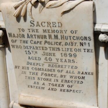 HUTCHONS Arthur N.M. -1899