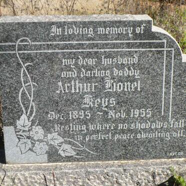 KEYS Arthur Lionel 1895-1955