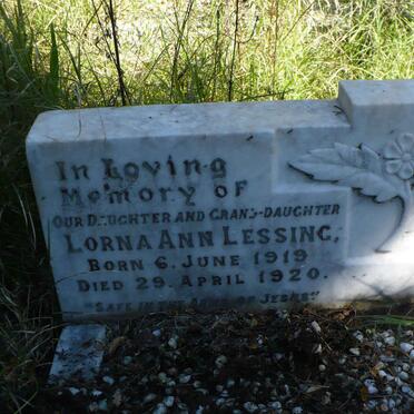 LESSING Lorna Ann 1919-1920