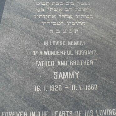 MELTZ Sammy 1926-1980