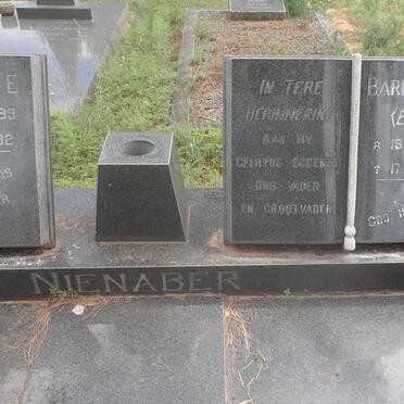 NIENABER Barend J.P. 1897-1979 &amp; Anna M.E. 1899-1982 