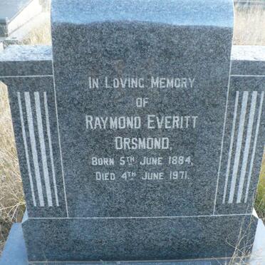 ORSMOND Raymond Everitt 1884-1971