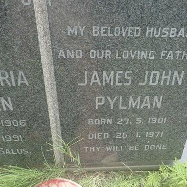PYLMAN James John 1901-1971 &amp; Susan Maria 1906-1991