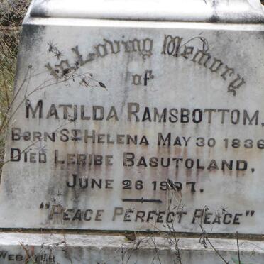 RAMSBOTTOM Matilda 1836-1907