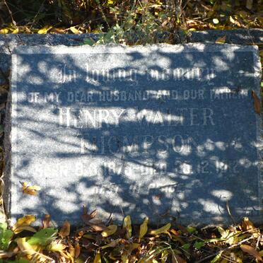 THOMPSON Henry Walter 1879-1912