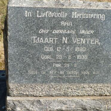 VENTER Tjaart N. 1880-1938