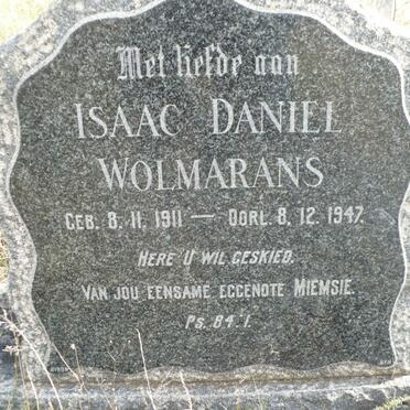 WOLMARANS Isaac Daniel 1911-1947