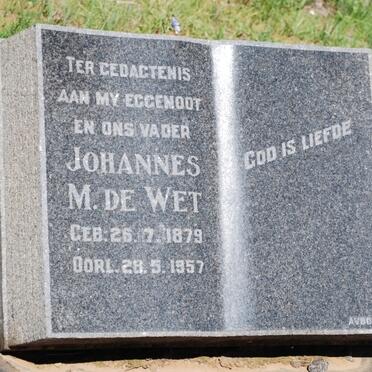 WET Johannes M., de 1879-1957