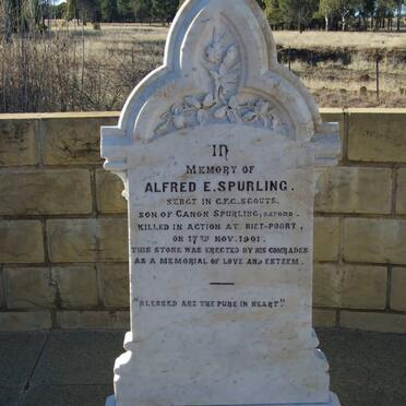 SPURLING Alfred E. -1901