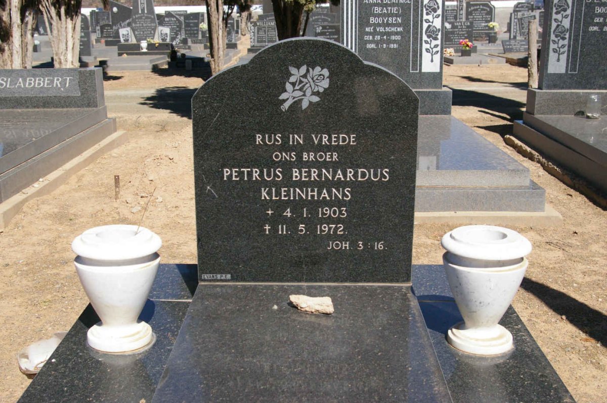 KLEINHANS Petrus Bernardus 1903-1972