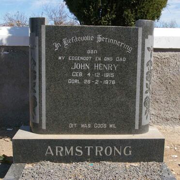 ARMSTRONG John Henry 1915-1976