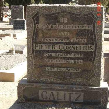 CALITZ Pieter Cornelius 1878-1957