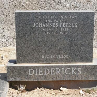 DIEDERICKS Johannes Petrus 1922-1982