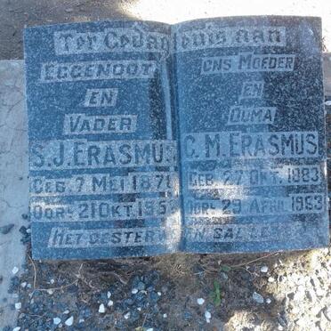 ERASMUS S.J. 1878-1952 &amp; C.M. 1883-1963