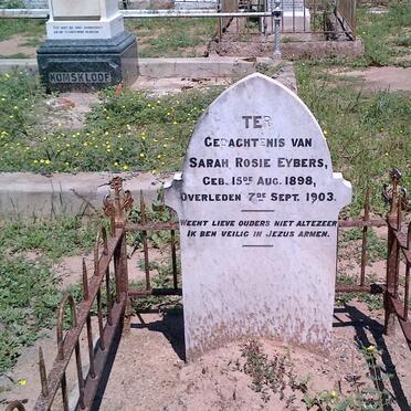 EYBERS Sarah Rosie 1898-1903