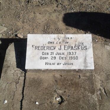 ERASMUS Frederick J. 1937-1950