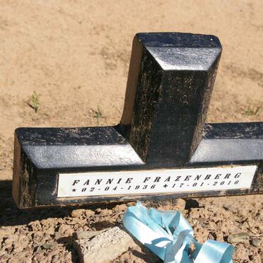 FRAZENBURG  Fannie 1936-2016