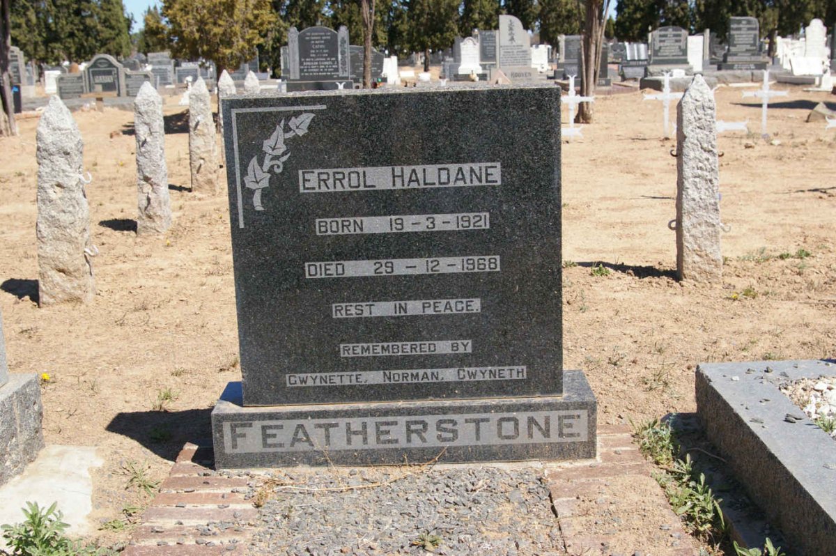 FEATHERSTONE Errol Haldane 1921-1968