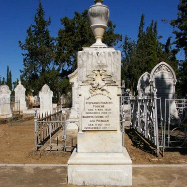 FOUCHE Stephanus Francois 1853-1931 &amp; Magrieta Elizabeth PIENAAR 1855-1925