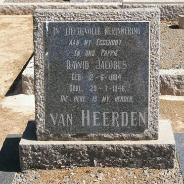 HEERDEN Dawid Jacobus, van 1884-1946