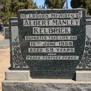 KELBRICK Albert Manley -1954 &amp; Emily Ann -1948 