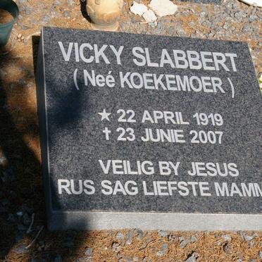 KOEKEMOER Abraham J. 1892-1965 &amp; Begretha A. GOUS 1897-1942 :: SLABBERT Vicky nee KOEKEMOER 1919-2007