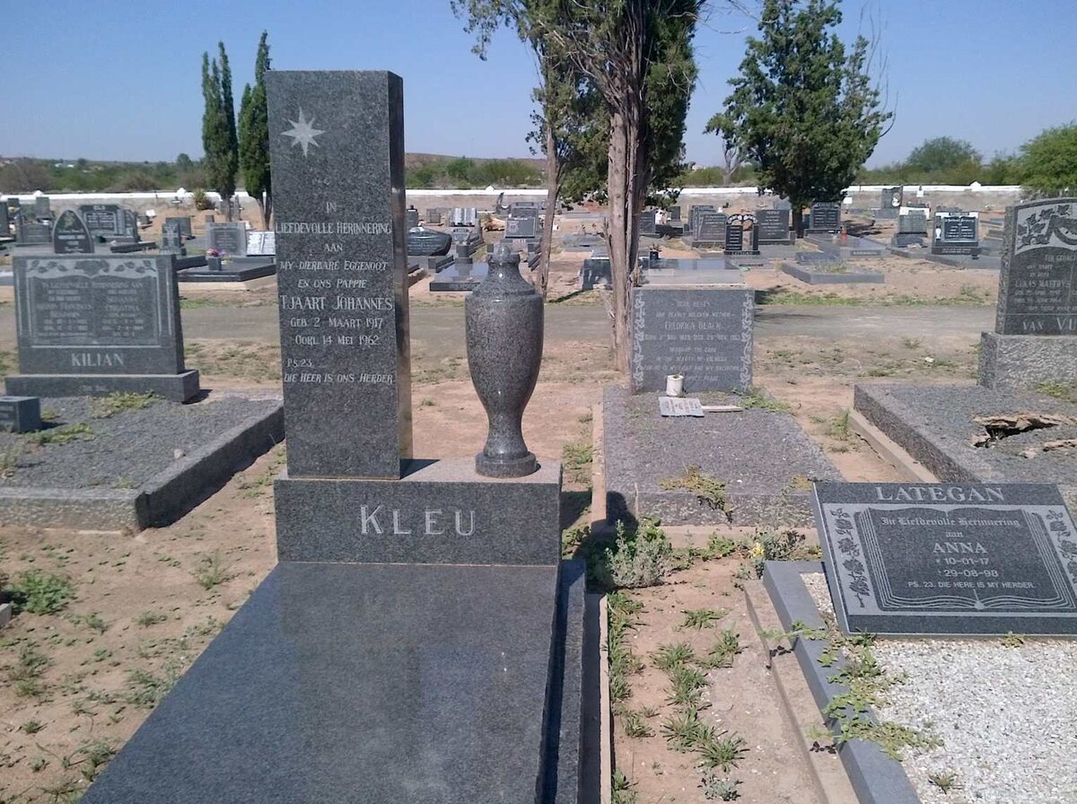 LATEGAN Anna 1917-1998 :: KLEU Tjaart Johannes 1917-1962