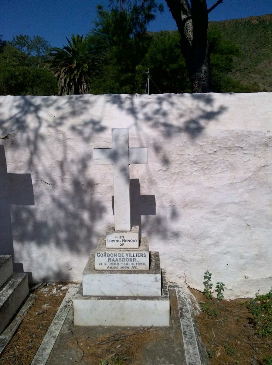 MAASDORP Gordon De Villiers 1903-1976