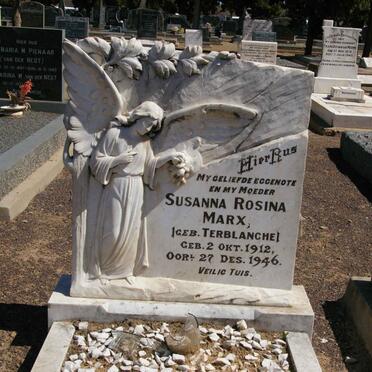 MARX Susanna Rosina nee TERBLANCHE 1912-1946