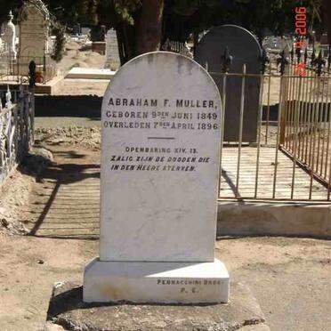 MULLER Abraham F. 1849-1896