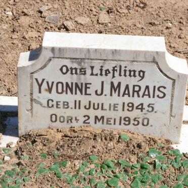 MARAIS Yvonne J. 1945-1950