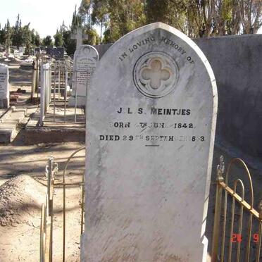 MEINTJES J. L. S. 1842-1883