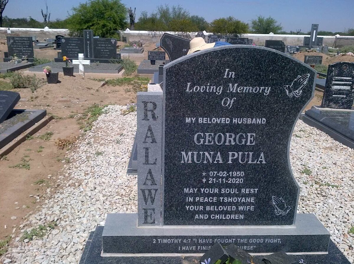RALAWE George Muna Pula 1950-2020