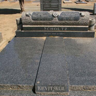 SCHOLTZ Theodorus Ernst 1903-1961 &amp; Martha Johanna VAN HEERDEN 1904-1976