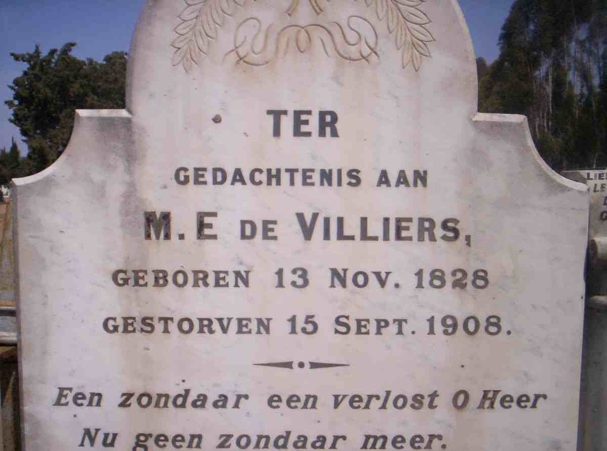 VILLIERS M.E., de 1828-1908