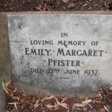 PFISTER Emily Margaret -1937