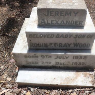 WOOD Jeremy Alexander 1932-1932