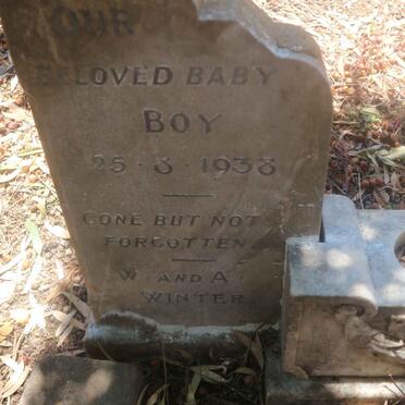 WINTER Baby Boy -1938