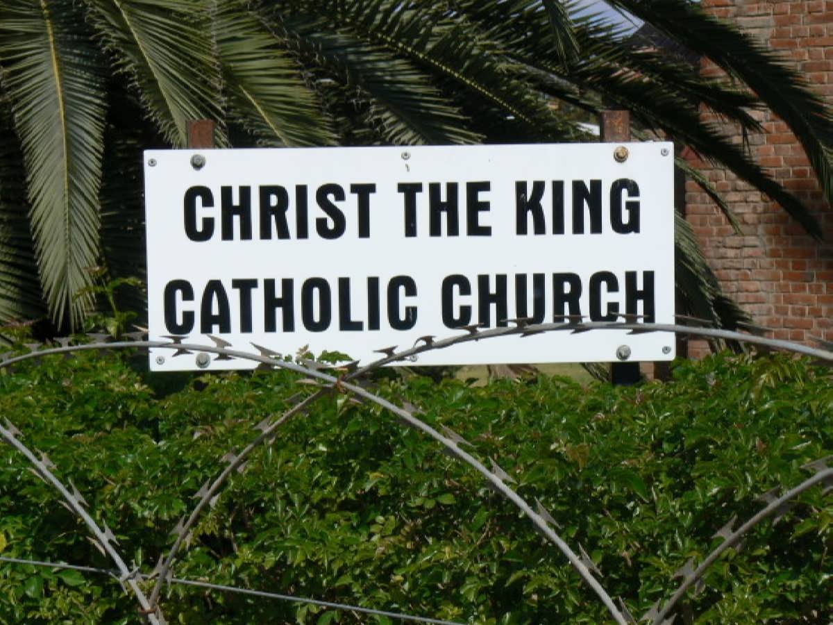 2. Christ The King Catholic Church - signage