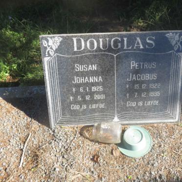 DOUGLAS Petrus Jacobus 1922-1995 &amp; Susan Johanna 1925-2001