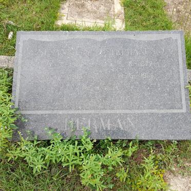 HERMAN Stephanus Jacobus 1877-1956 &amp; Susanna S. 1886-1963