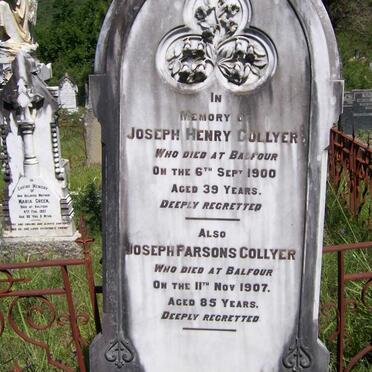 COLLYER Joseph Henry -1900 :: COLLYER Joseph Parsons -1907