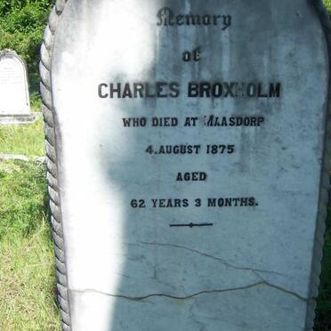 BROXHOLM Charles -1875