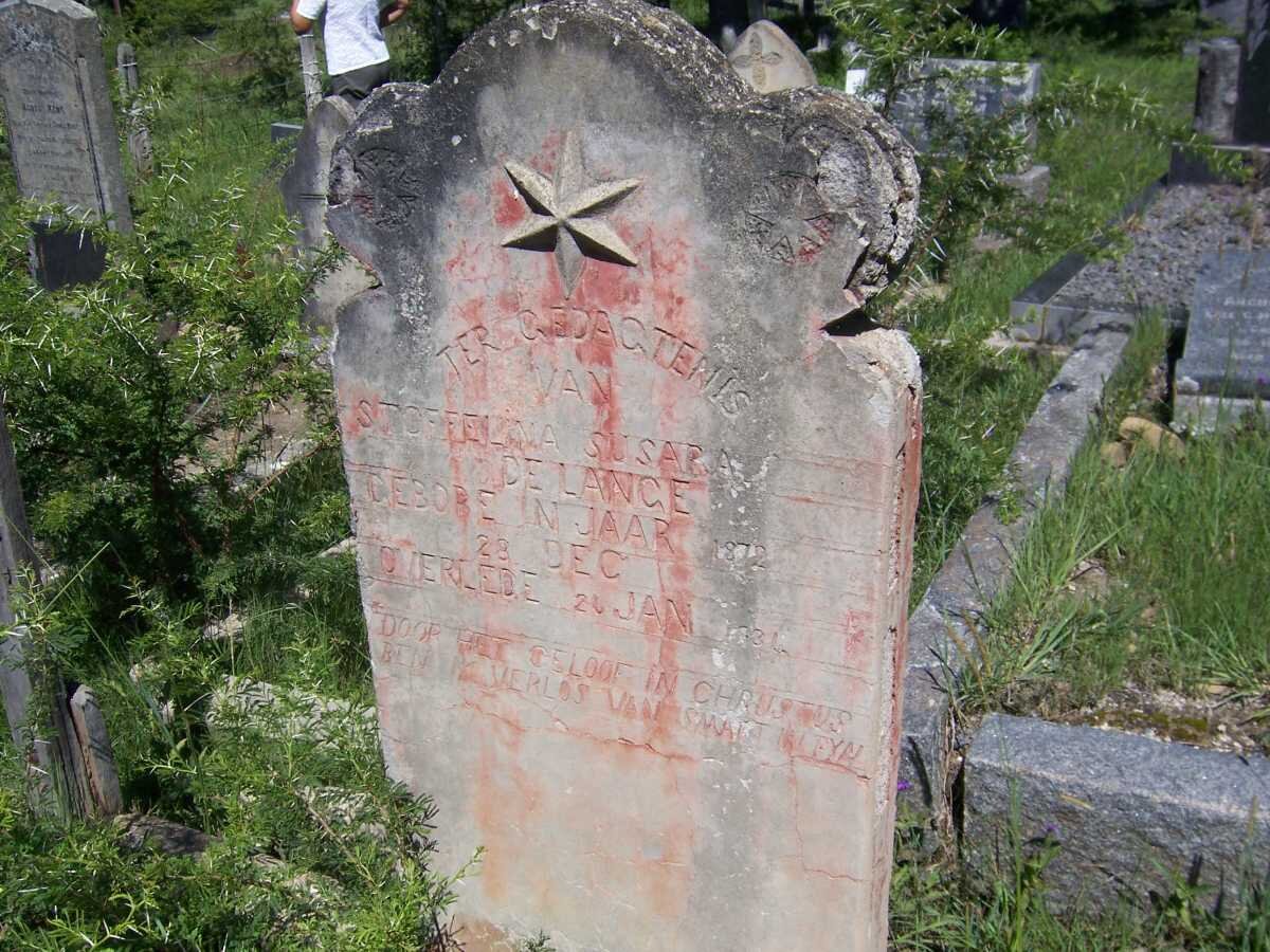 LANGE Stoffelina Susara, de 1872-1934