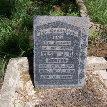 BESTER Elsie J.C. 1882-1943
