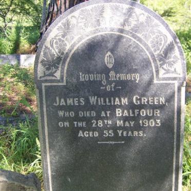 GREEN James William -1903