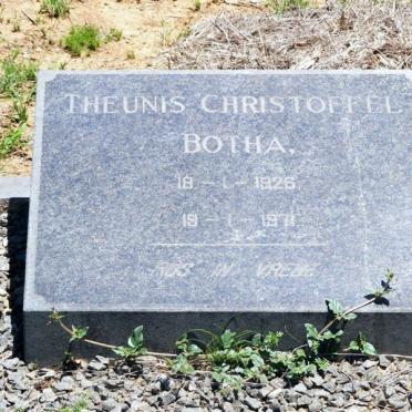 BOTHA Theunis Christoffel 1926-1971